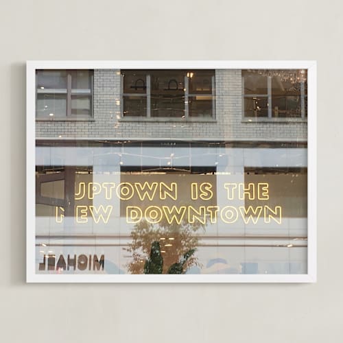 This is a golden brown art by Sea and Sky called uptown