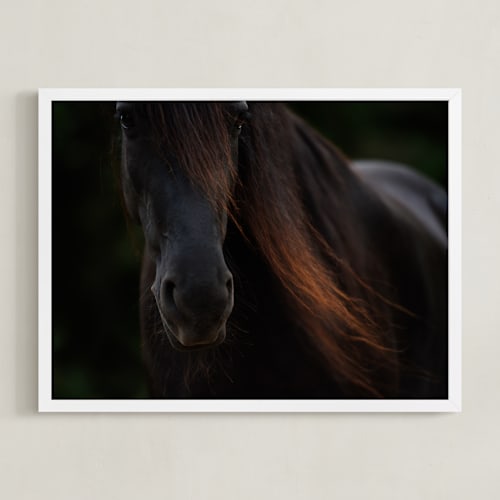 This is a black art by Amy Carroll called rocinante