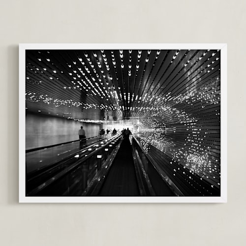 This is a ore black art by Van Tsao called lighten-ing