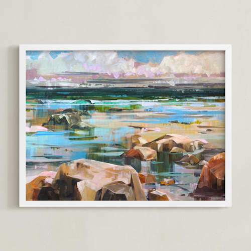 This is a multi art with standard by Jess Franks called turning tides