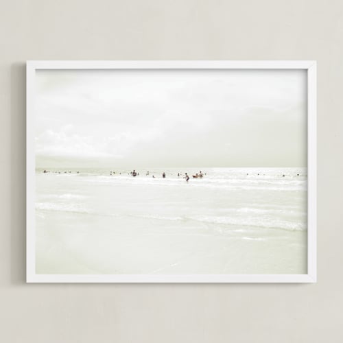 This is a white sand art by Rega called a day in summer