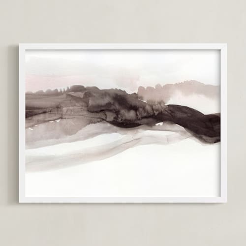 This is a matterhorn art with standard by Melanie Severin called softly layered