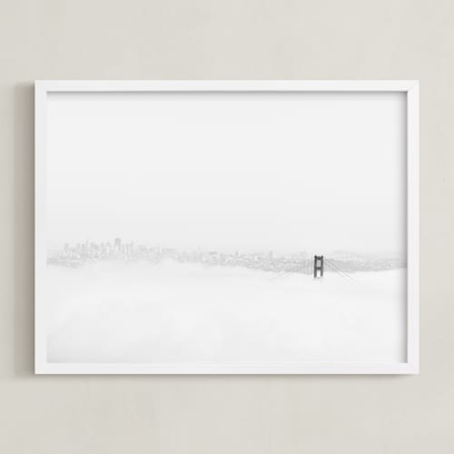 This is a fog art by Tania Medeiros called above the fog