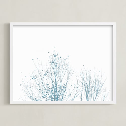 This is a cornflower art by Karen Kaul called fly fly away