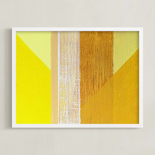 This is a yellows art by Jen Florentine called hues