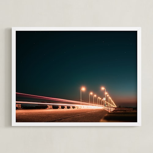 This is a marmalade pine art by Christian Fernandez called the fast bridge