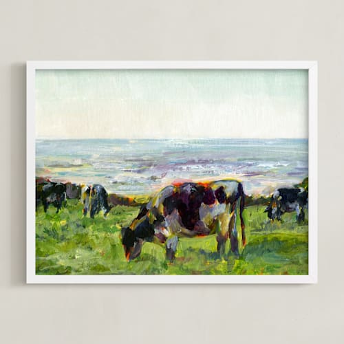 This is a holstein art by Alex Elko Design called marin cows