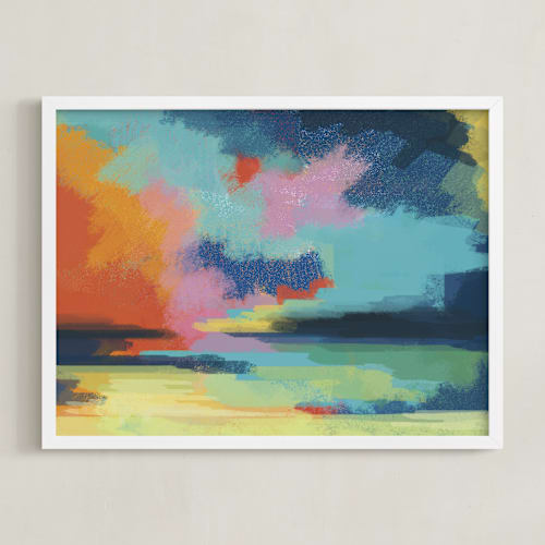 This is a sky blue art with standard by AlisonJerry called indiansummer