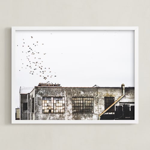 This is a winter white art by Kaitlin Rebesco called brooklyn
