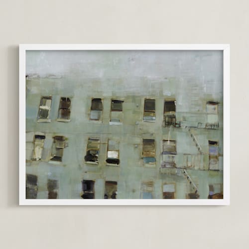 This is a grey art by Hadas Tal called windows