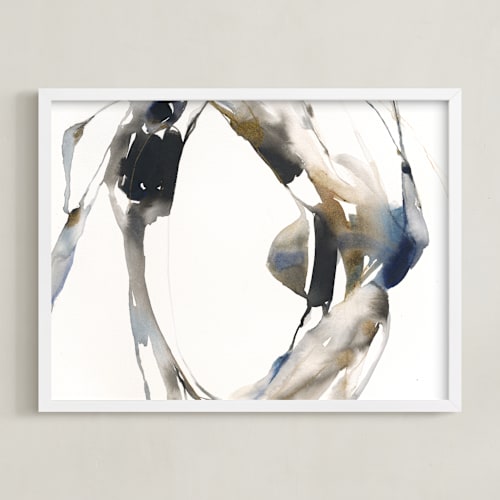 This is a grey wash art with standard by Michelle Lee called surrounding