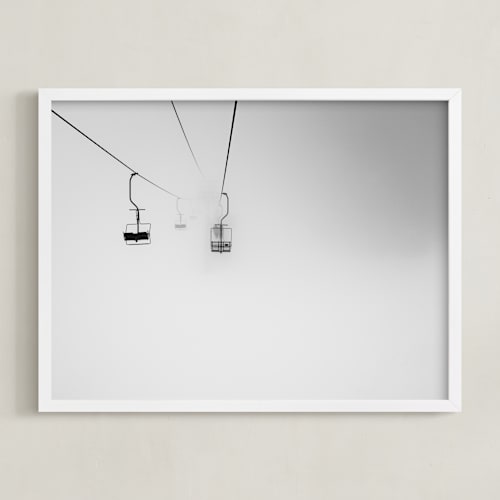 This is a grey fog art by Massimiliano Massimo Borelli called through the fog