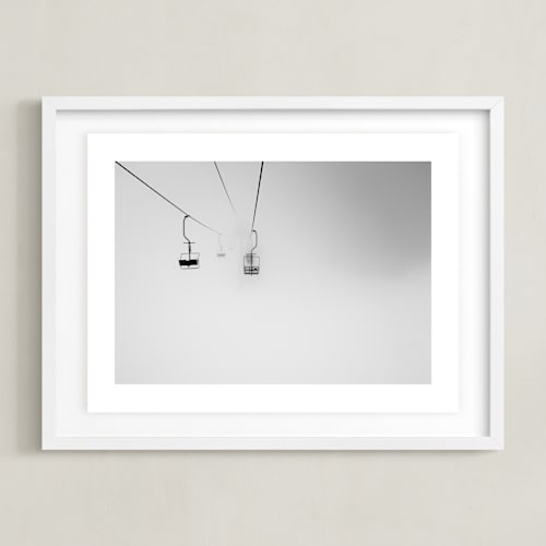 This is a grey fog art by Massimiliano Massimo Borelli called through the fog