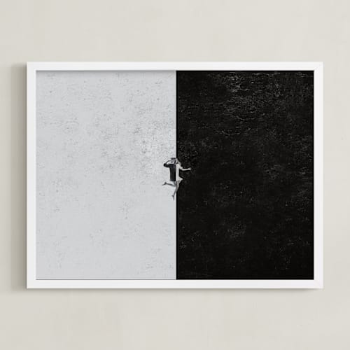 This is a black art by Jacob Loafman called negative-positive