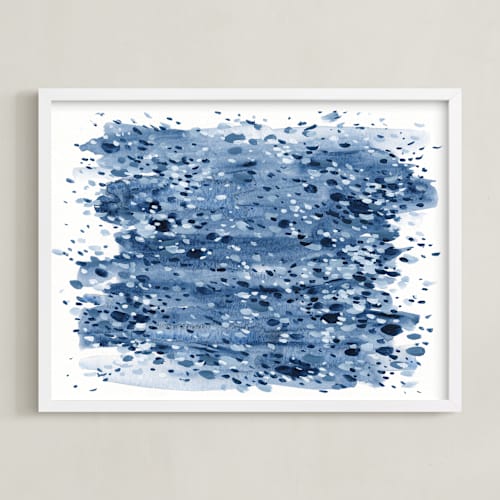 This is a navy art with standard by Katie Craig called navy night