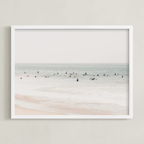 This is a seascape green art by Summer Strauch called next to you in malibu