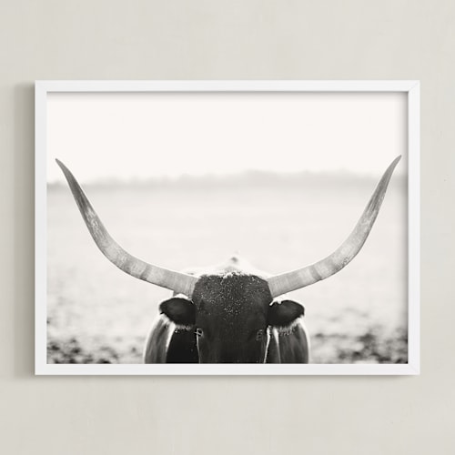 This is a white art by Amy Carroll called staredown