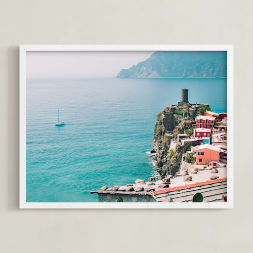 This is a mediterranean blue art by Lindsay Ferraris Photography called aquamarine