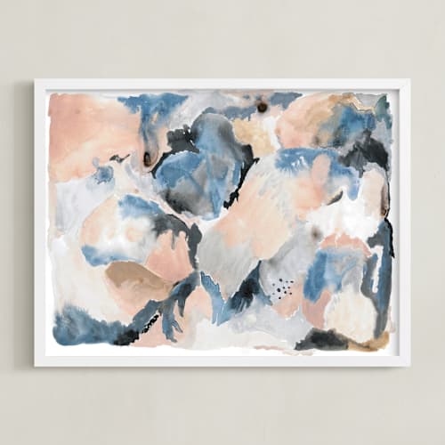 This is a lake blue art with standard by Erika Firm called lake view south carolina