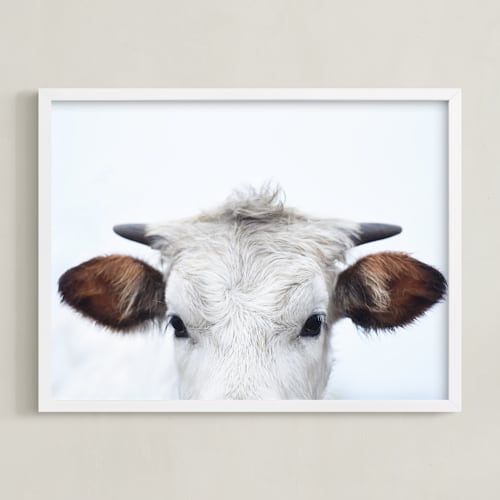 This is a farm art by Amy Carroll called wee staredown