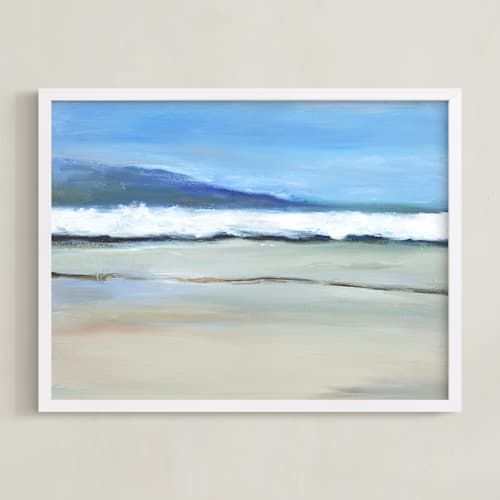 This is a breeze art with standard by Jenny Partrite called neutral coast