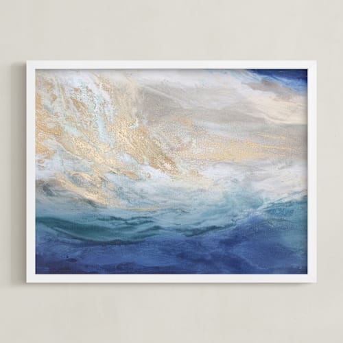 This is a sea art with standard by Julia Contacessi called escaping elba
