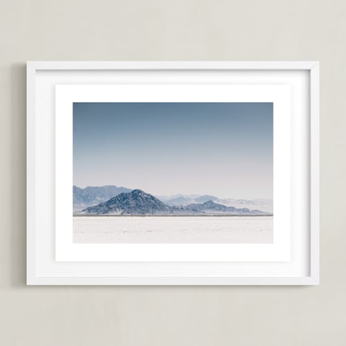 This is a mountain blue art by Kamala Nahas called zzyzx