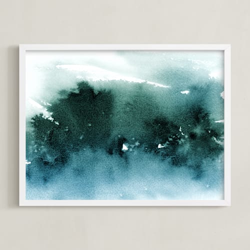 This is a forest art with standard by Lindsay Megahed called misty forest