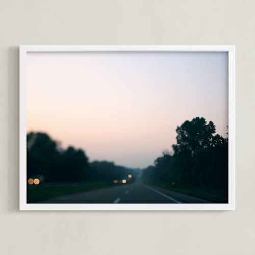 This is a light pink art by ALICIA BOCK called summer haze #1