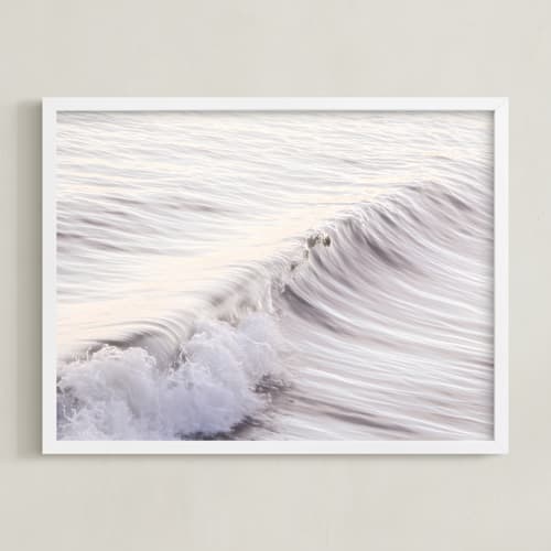 This is a original silver art by Lisa Sundin called cayucos soft waves 