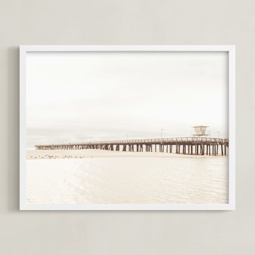 This is a sand art by Kamala Nahas called stormy pier