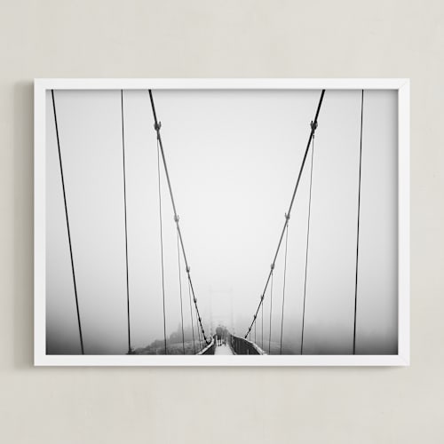 This is a carolina steel art by Oriana Koren called through the fog