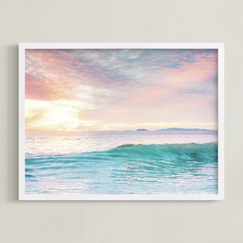 This is a sunset art by Kamala Nahas called socal sorbet 4