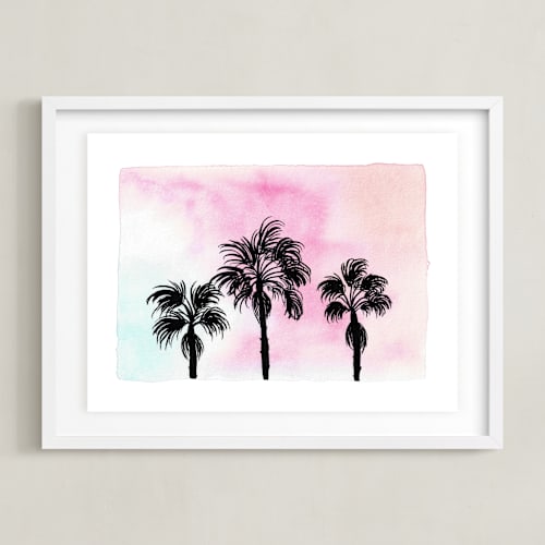 This is a sunset art by Juliana Zimmermann called sunset in l.a.