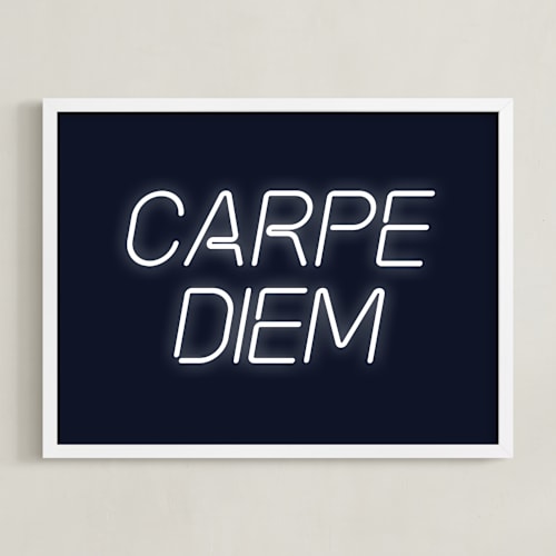 This is a night art by AK Graphics called neon carpe diem