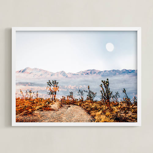 This is a mist art by Kate Baird called desert super moon