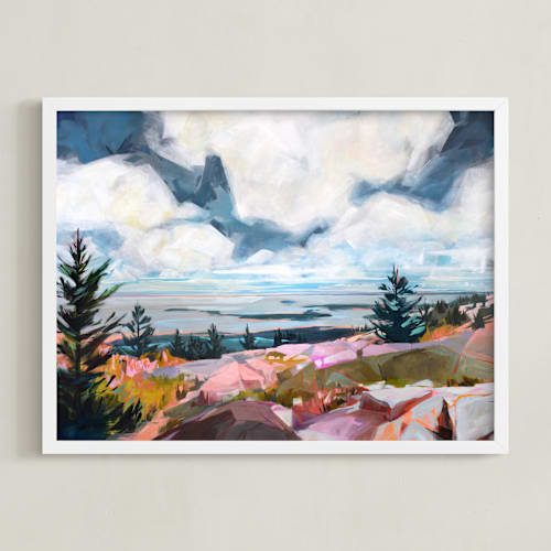 This is a white art with standard by Jess Franks called take a break