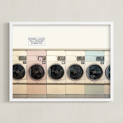 This is a isabelline art by Maja Cunningham called at the laundromat