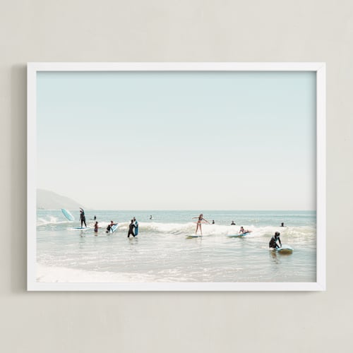 This is a summer art by Kamala Nahas called surf school