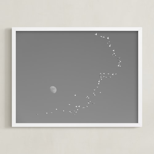 This is a dusk art by Alaric Yanos called flight and hike i
