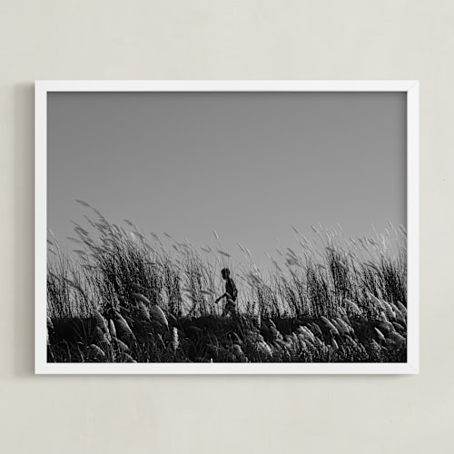 This is a dusk art by Alaric Yanos called flight and hike ii