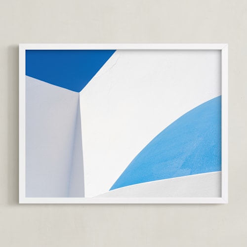 This is a santorini art by Jacquelyn Sloane Siklos called greek geometry 1