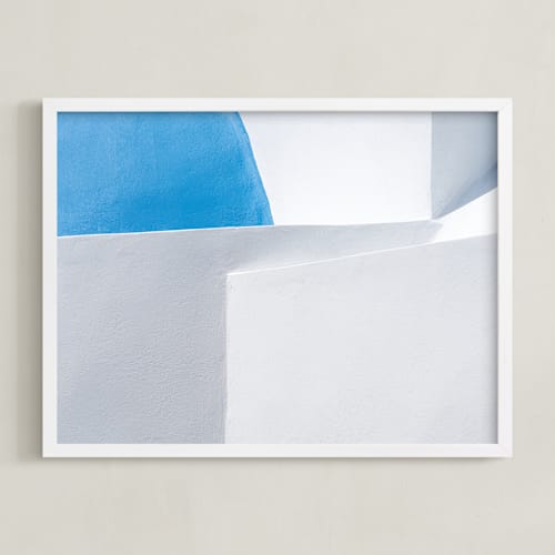 This is a santorini art by Jacquelyn Sloane Siklos called greek geometry 2