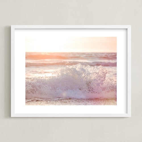 This is a cotton candy kids wall art by Shannon Howard called cotton candy coast