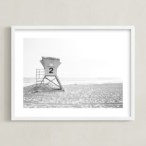 This is a black & white kids wall art by Kamala Nahas called summer tower