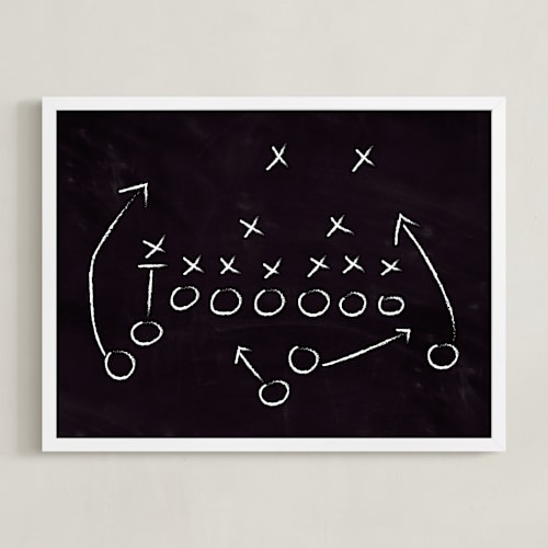 This is a dark chalk kids wall art by Char-Lynn Griffiths called the option