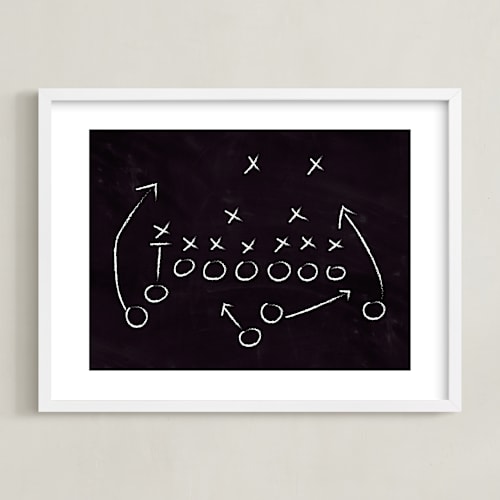 This is a dark chalk kids wall art by Char-Lynn Griffiths called the option