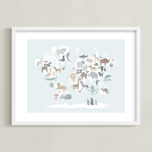 This is a sky art by Jessie Steury called wild world map