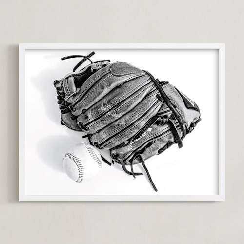 This is a ball art by Lindsay Kelly Art called ball game