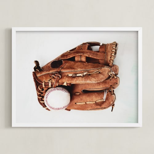 This is a leather art with standard by Alicia Abla called all star